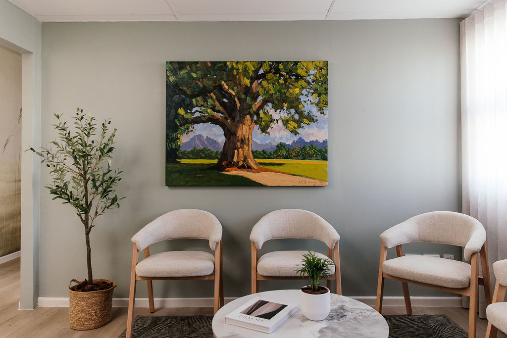 The waiting area at Elah Health