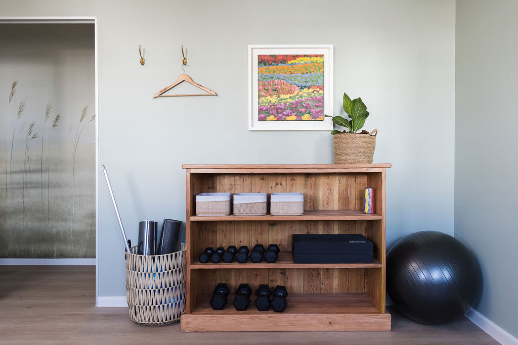 The light-filled exercise room at Elah Health